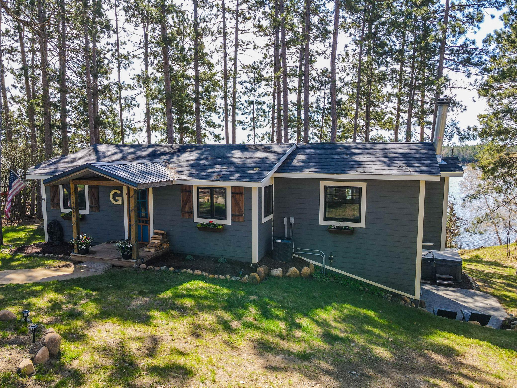 Front of the cabin