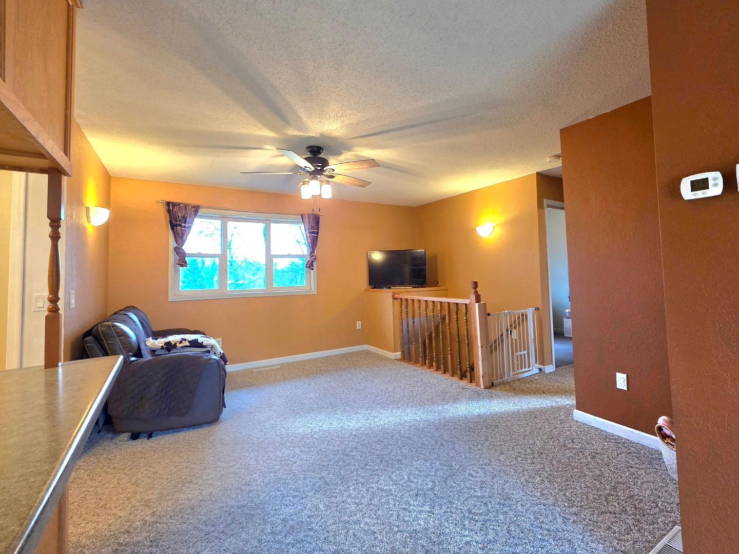 Open concept living/dining rooms