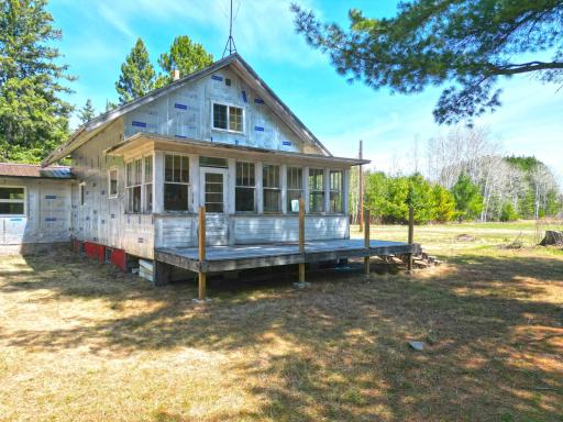 Finish off the front deck that extends out from the porch.
