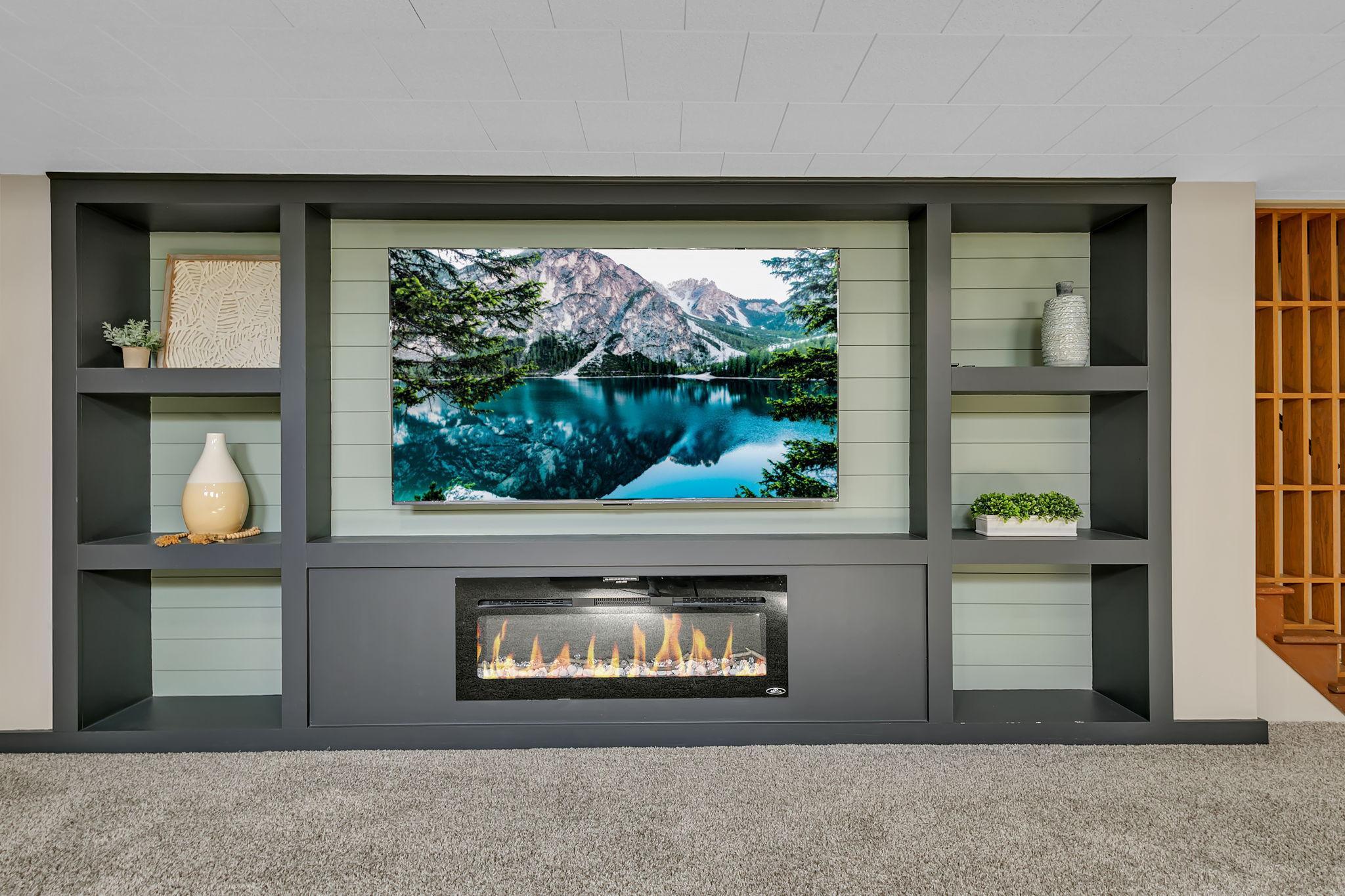 Desirable built-ins provide both convenience and design appeal.