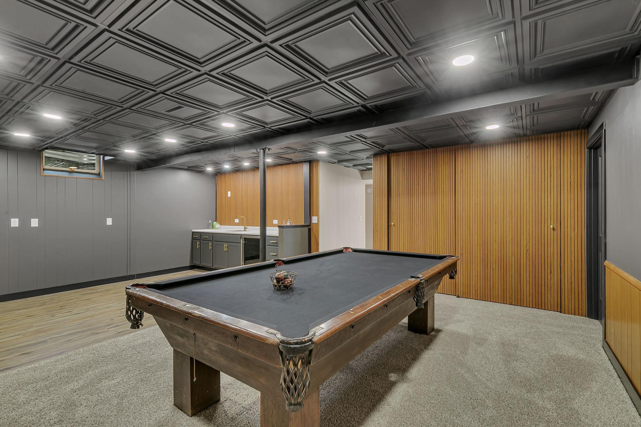 Customize a premier entertainment space. A designated billiard room demonstrates how much space this home has to offer.