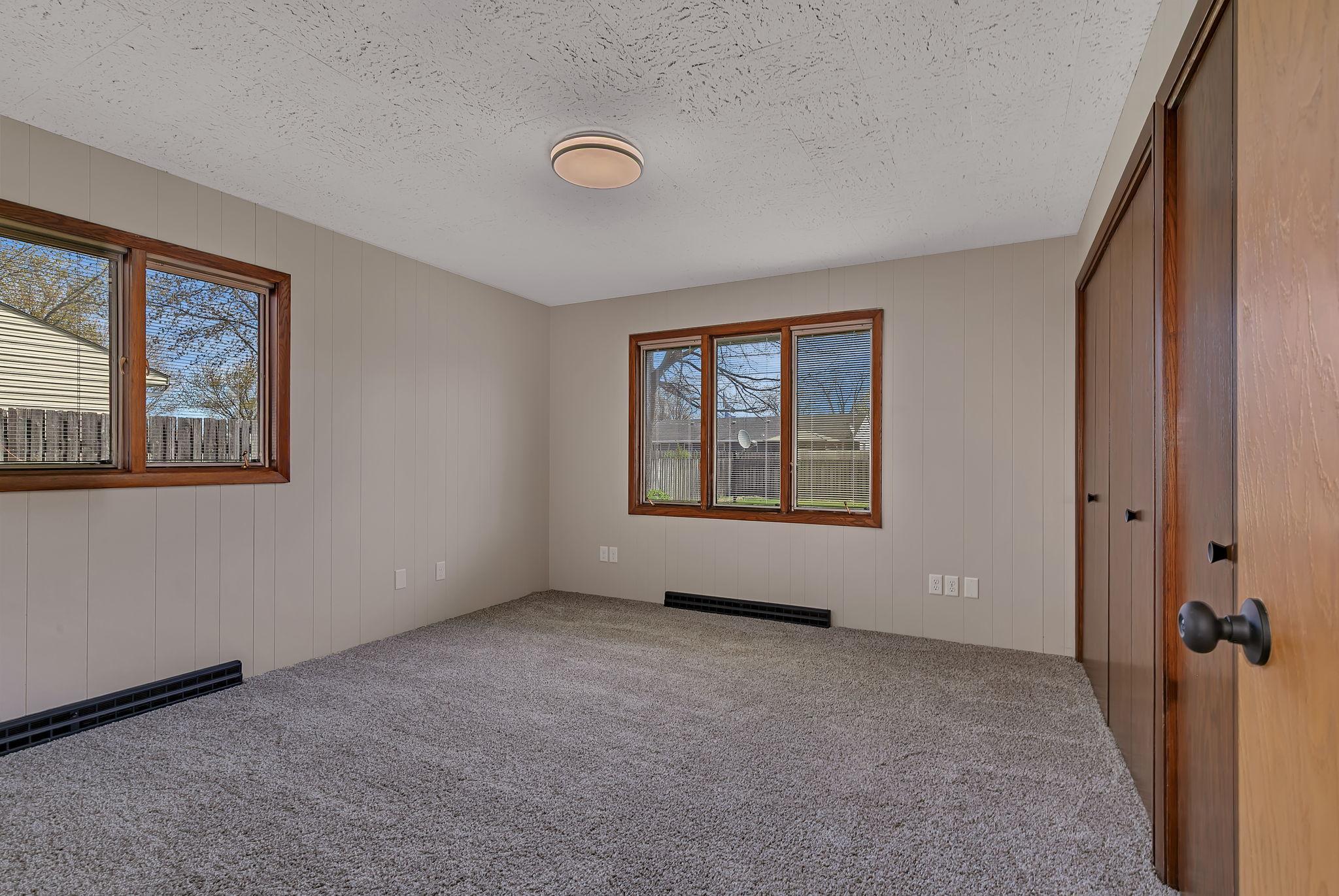 Windows allow natural light to flood the bedrooms. Tons of closets here.