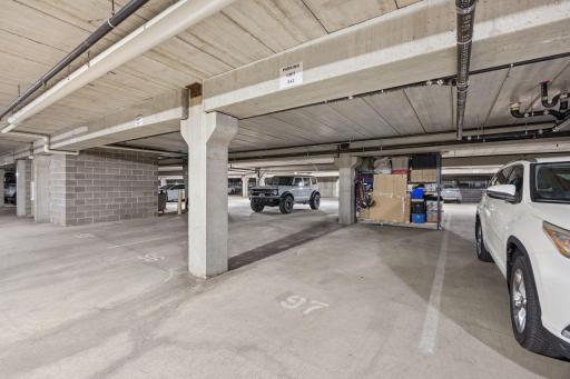 2 heated parking spaces