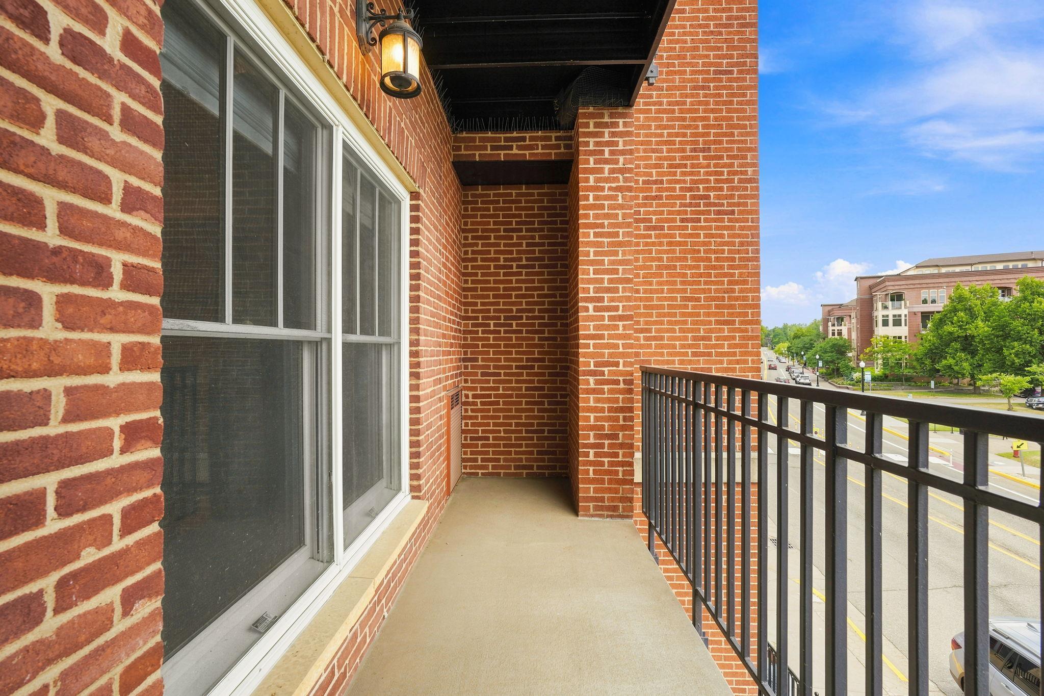 Private balcony