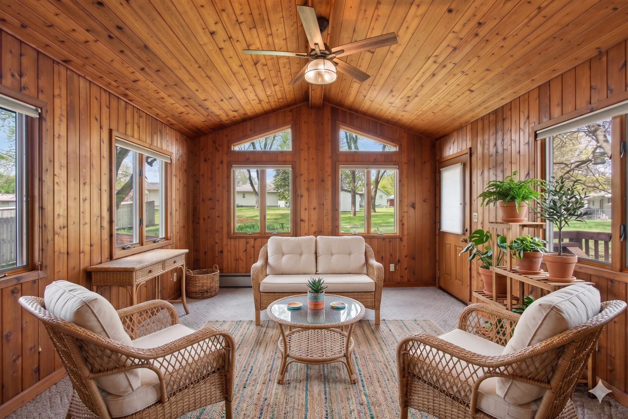Main level four season - off dining room/kitchen (virtually staged)