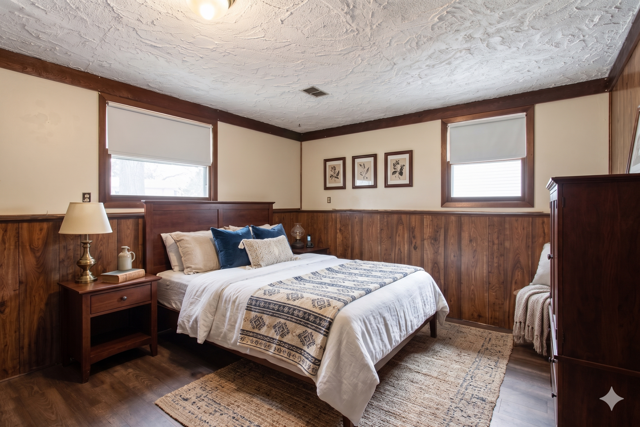Lower level: bedroom 3 (virtually staged)