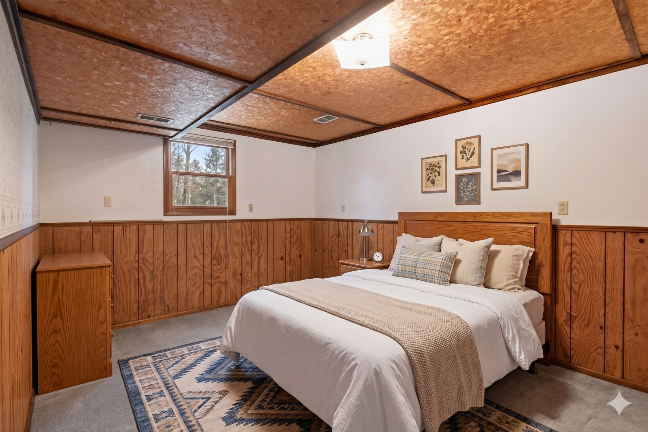 Lower level: bedroom 4 (virtually staged)