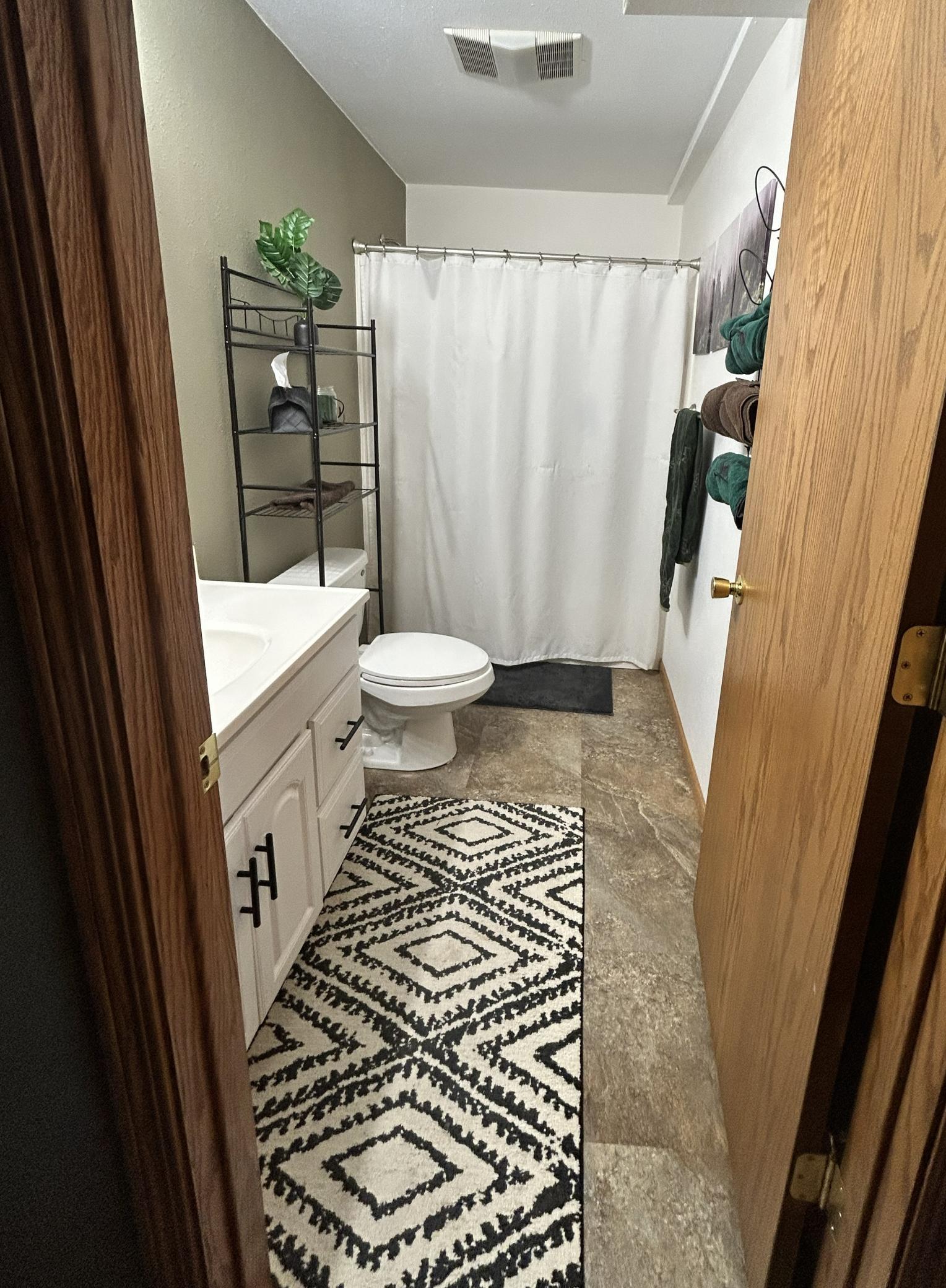 Lower level full bathroom