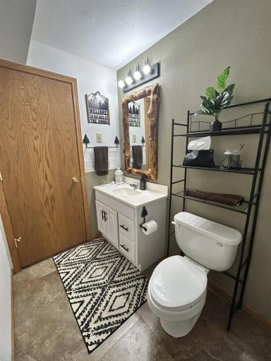 Lower level full bathroom
