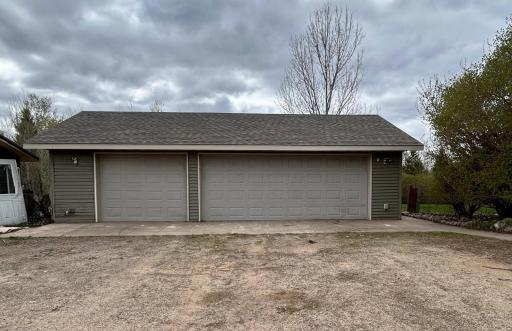 Three stall garage, lots of room for storage and projects.