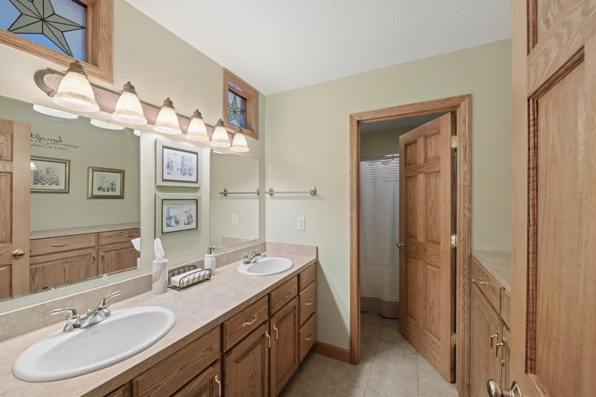 Second floor full bath.