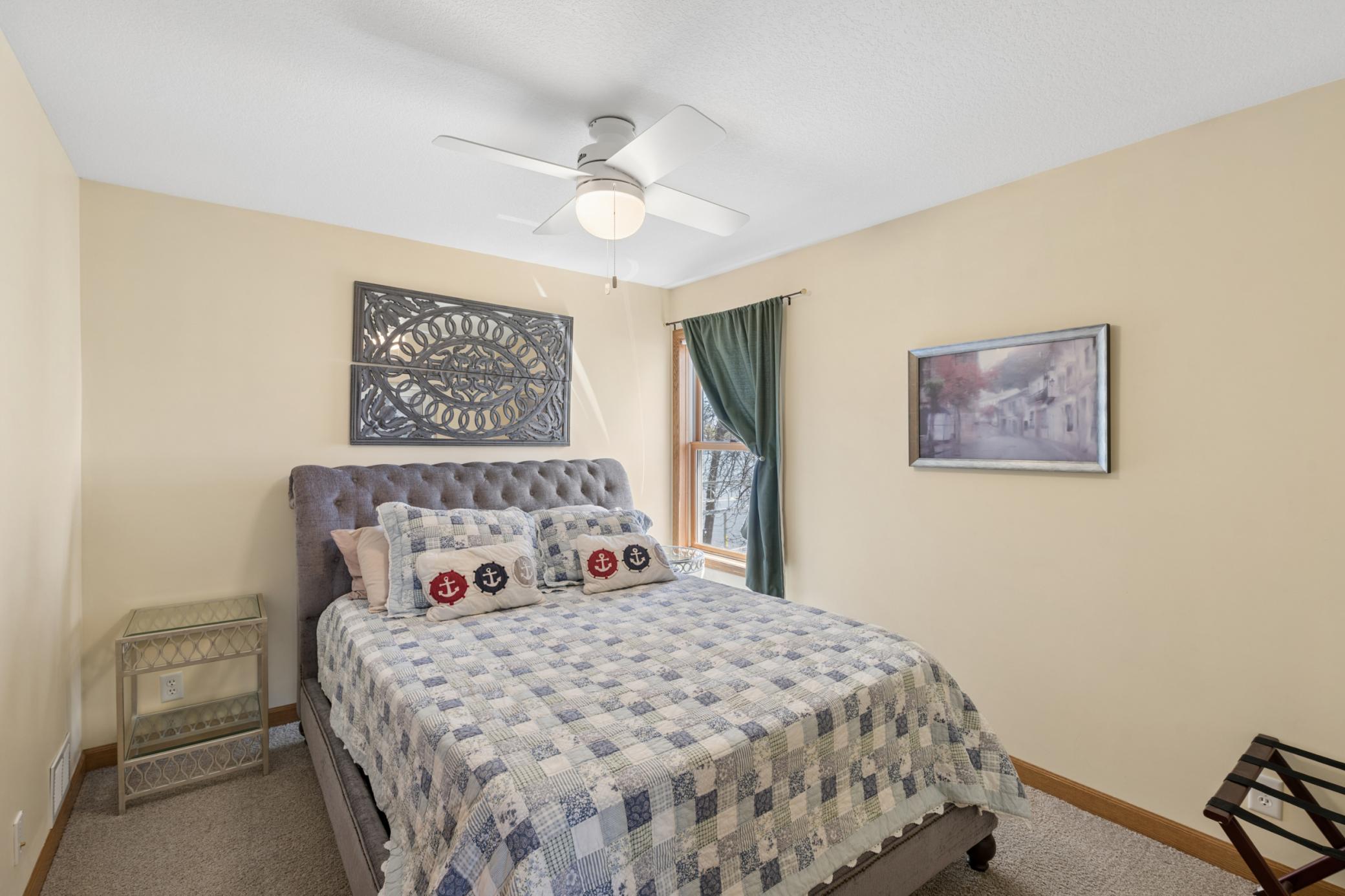 2nd bedroom - upper level - this one is lakeside.