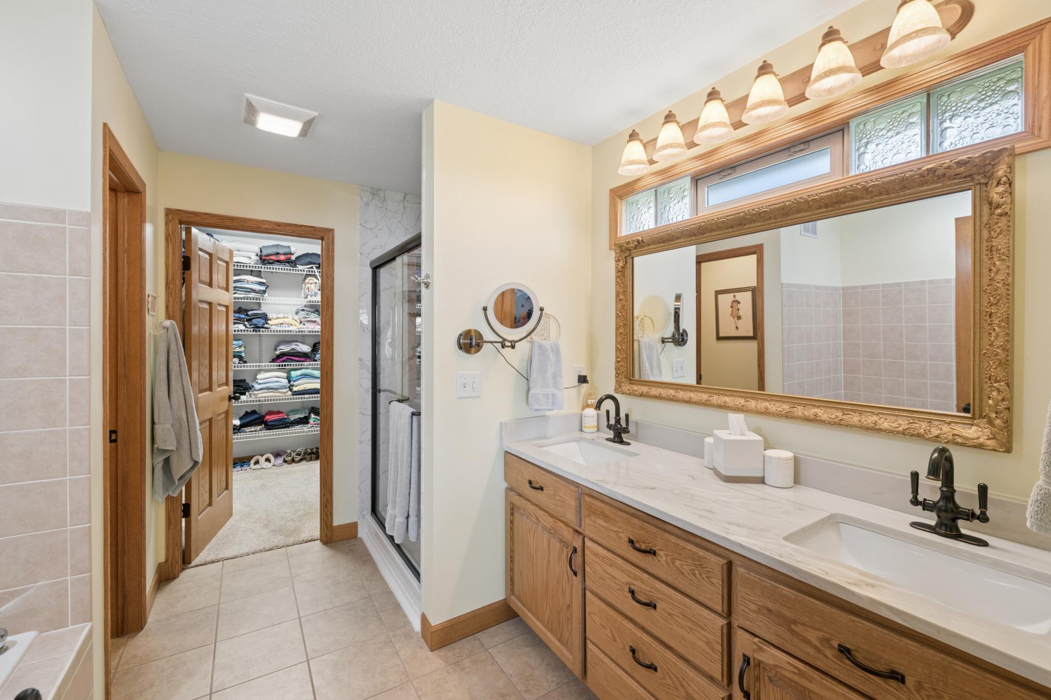 Primary full bath.