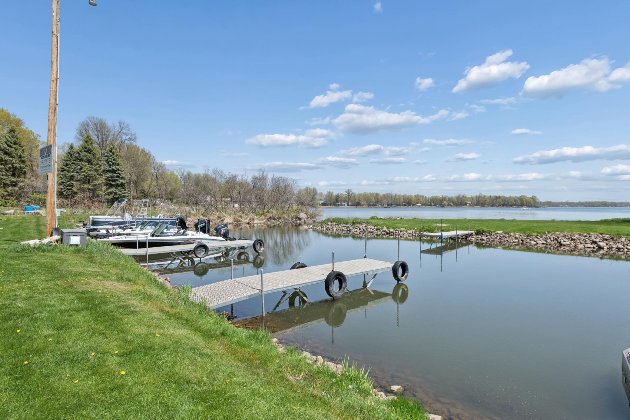 Extra dock / guest boat space.