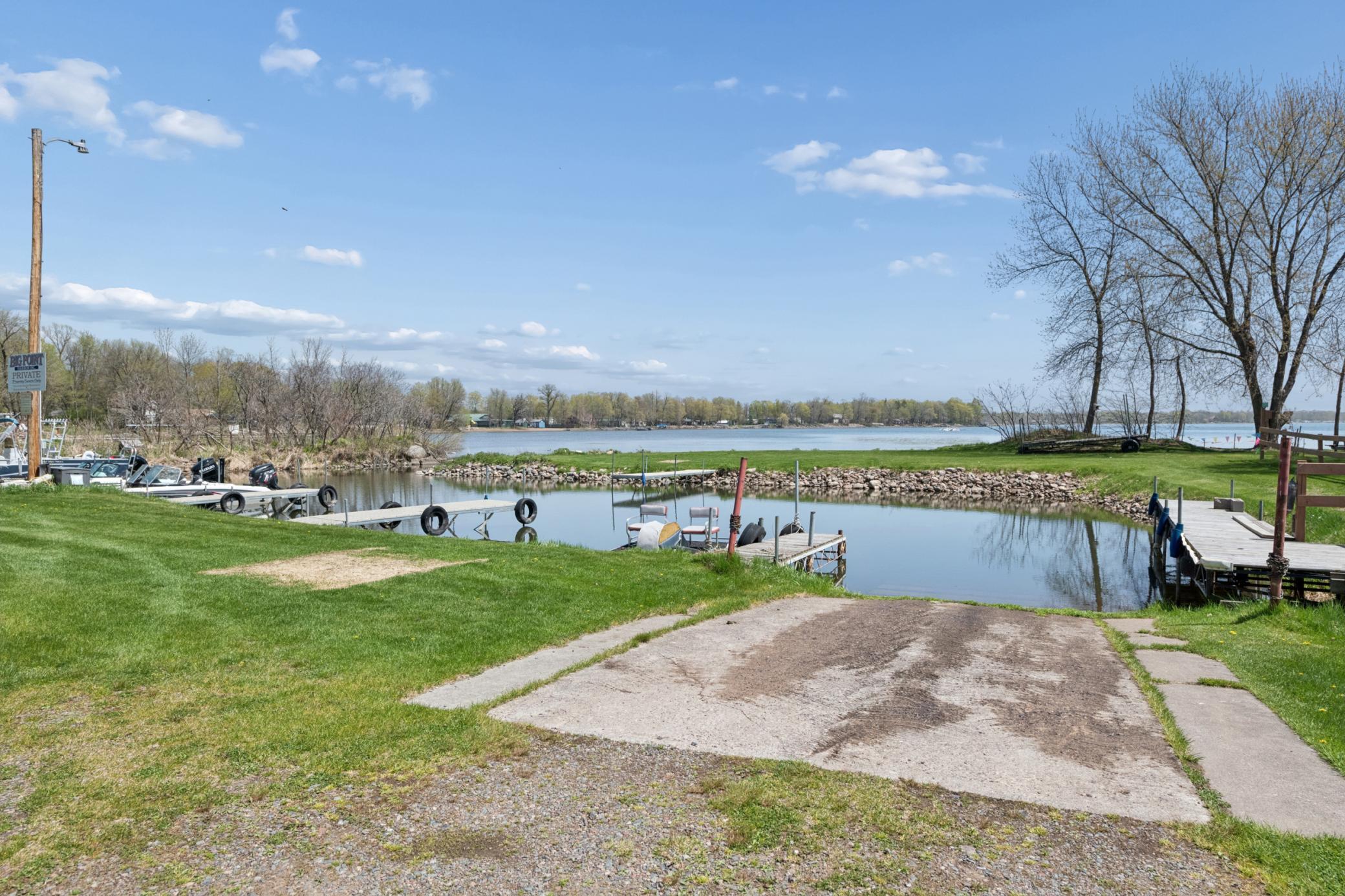 Extra dock / boat space.