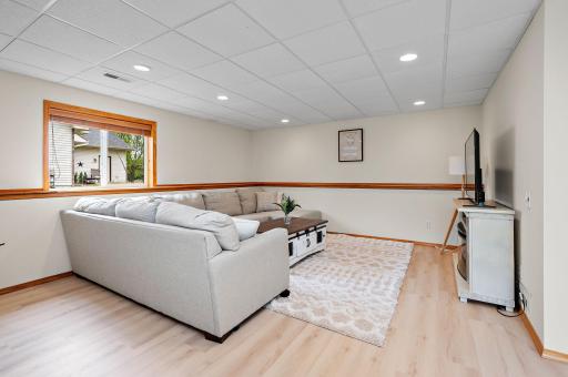 The impressive walkout lower level expands your living space with a huge family room