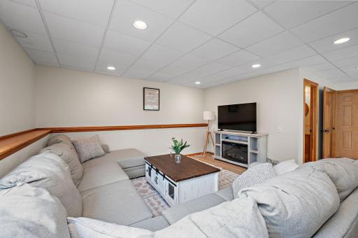 The impressive walkout lower level expands your living space with a huge family room