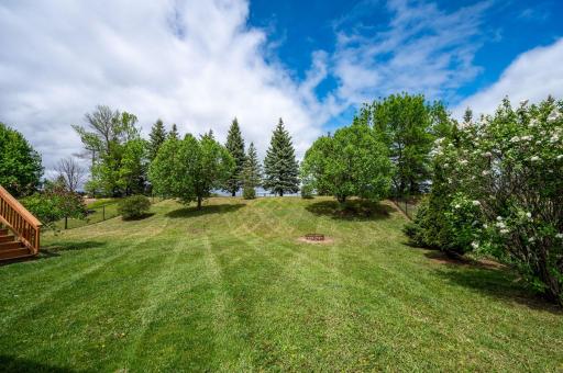 Huge private fully fenced back yard!