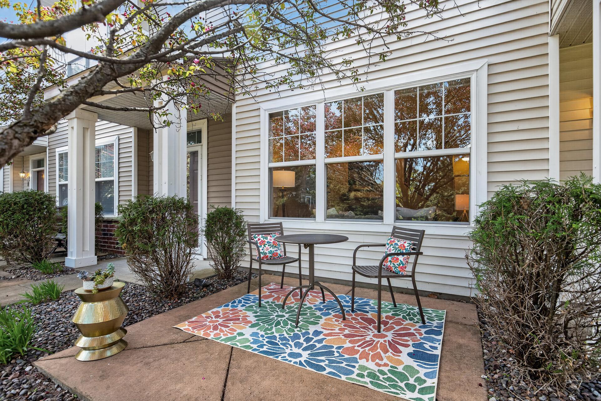 Enjoy morning coffee, summer nights, and easy townhouse living