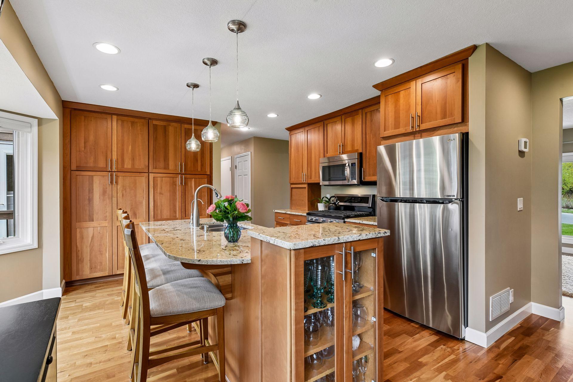 The kitchen is the heart of the home—designed for gathering, cooking.
