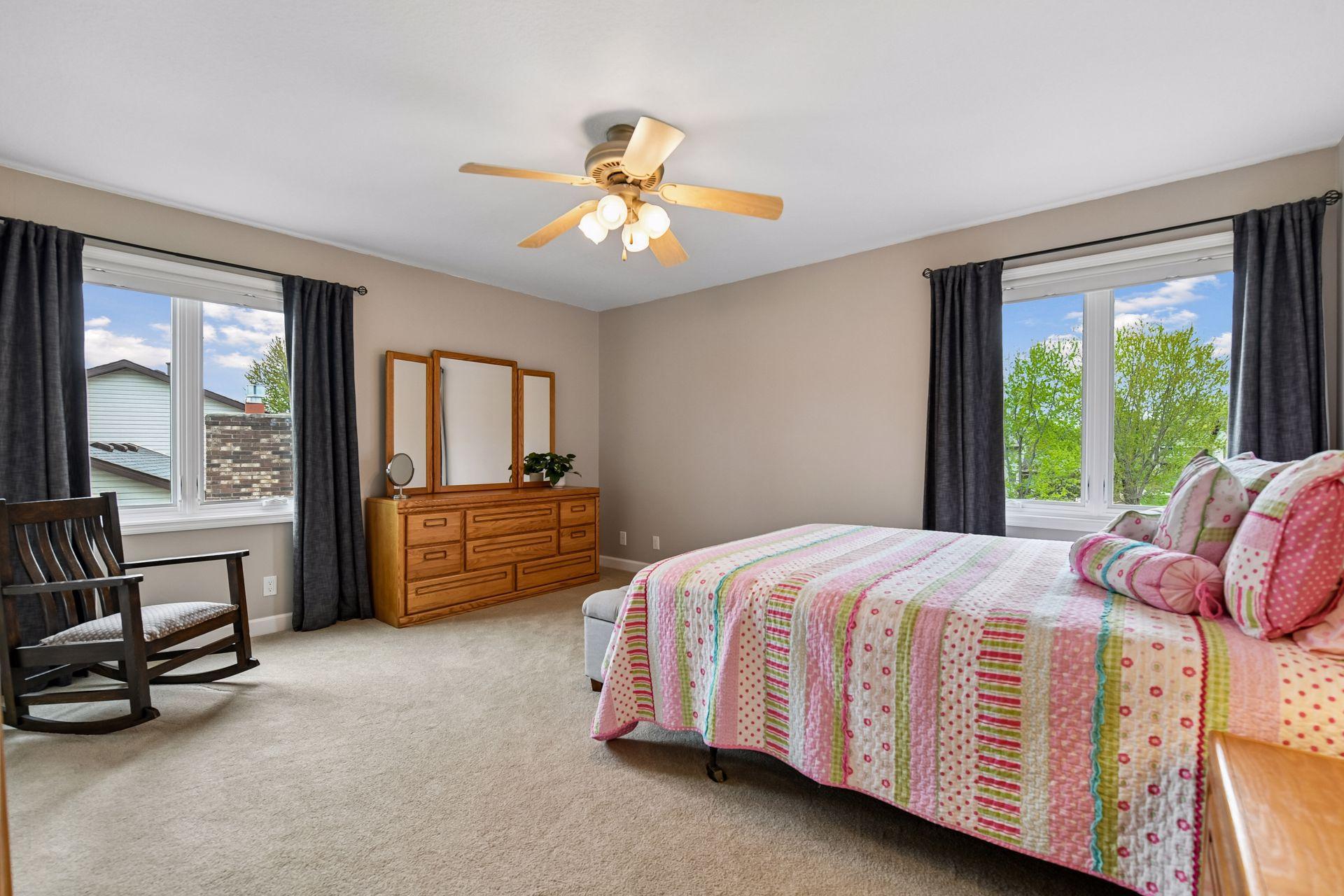 All bedrooms are spacious sized.