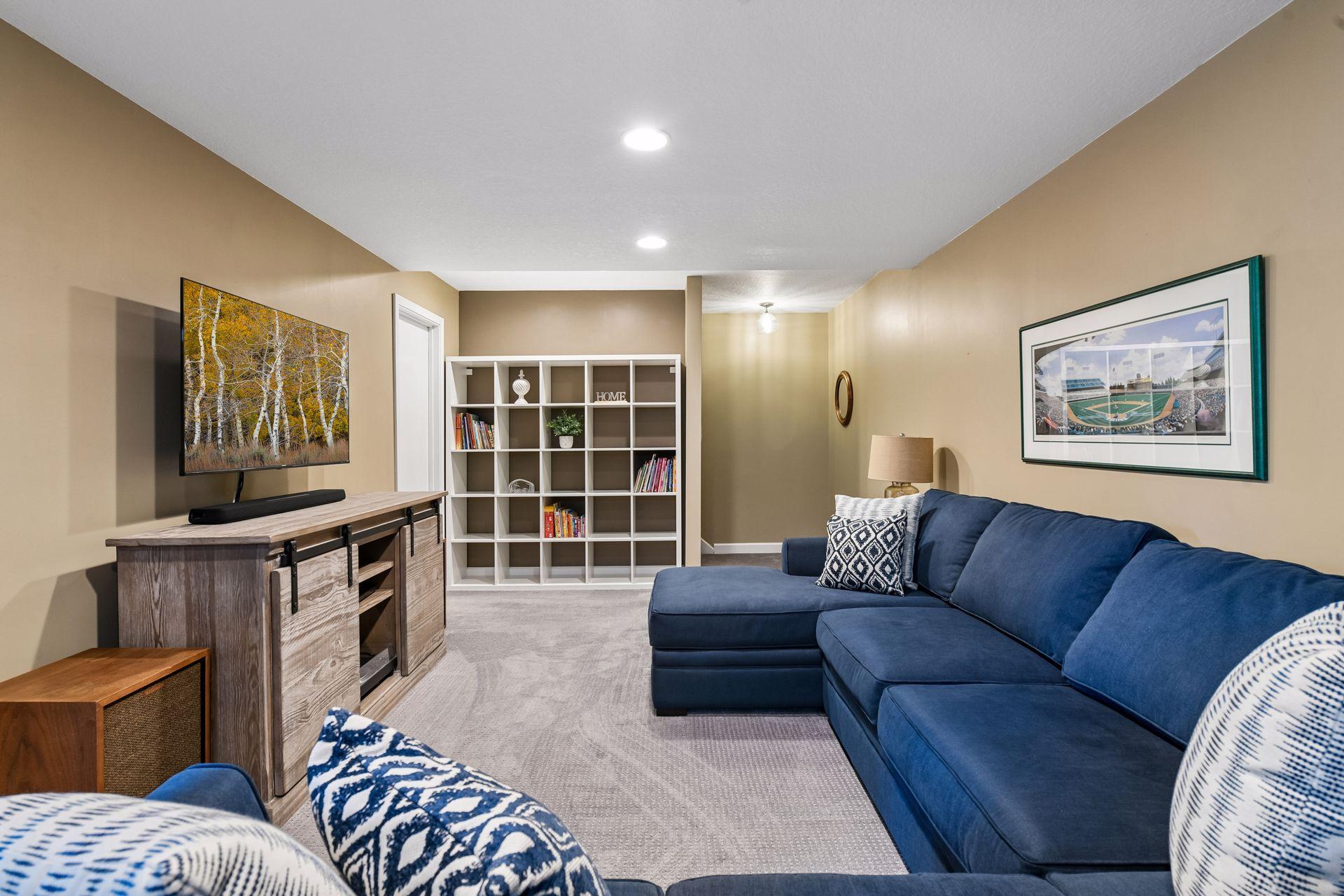 The perfect hangout space for movie nights, game days, or quiet evenings at home.