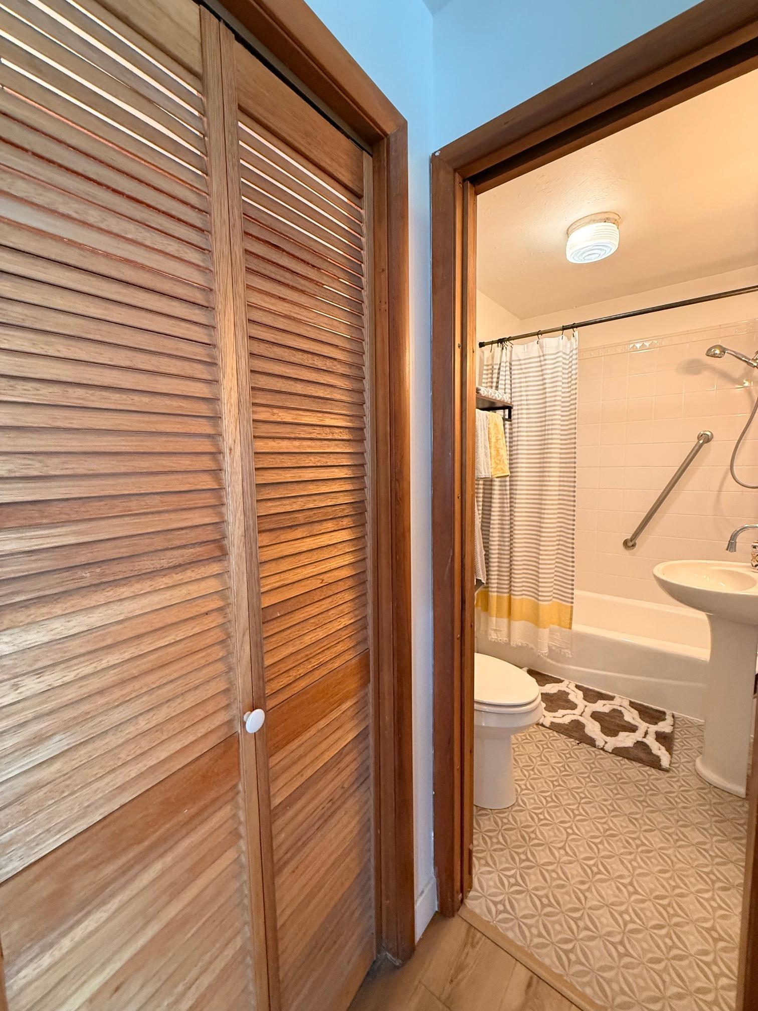 Storage Outside Bathroom