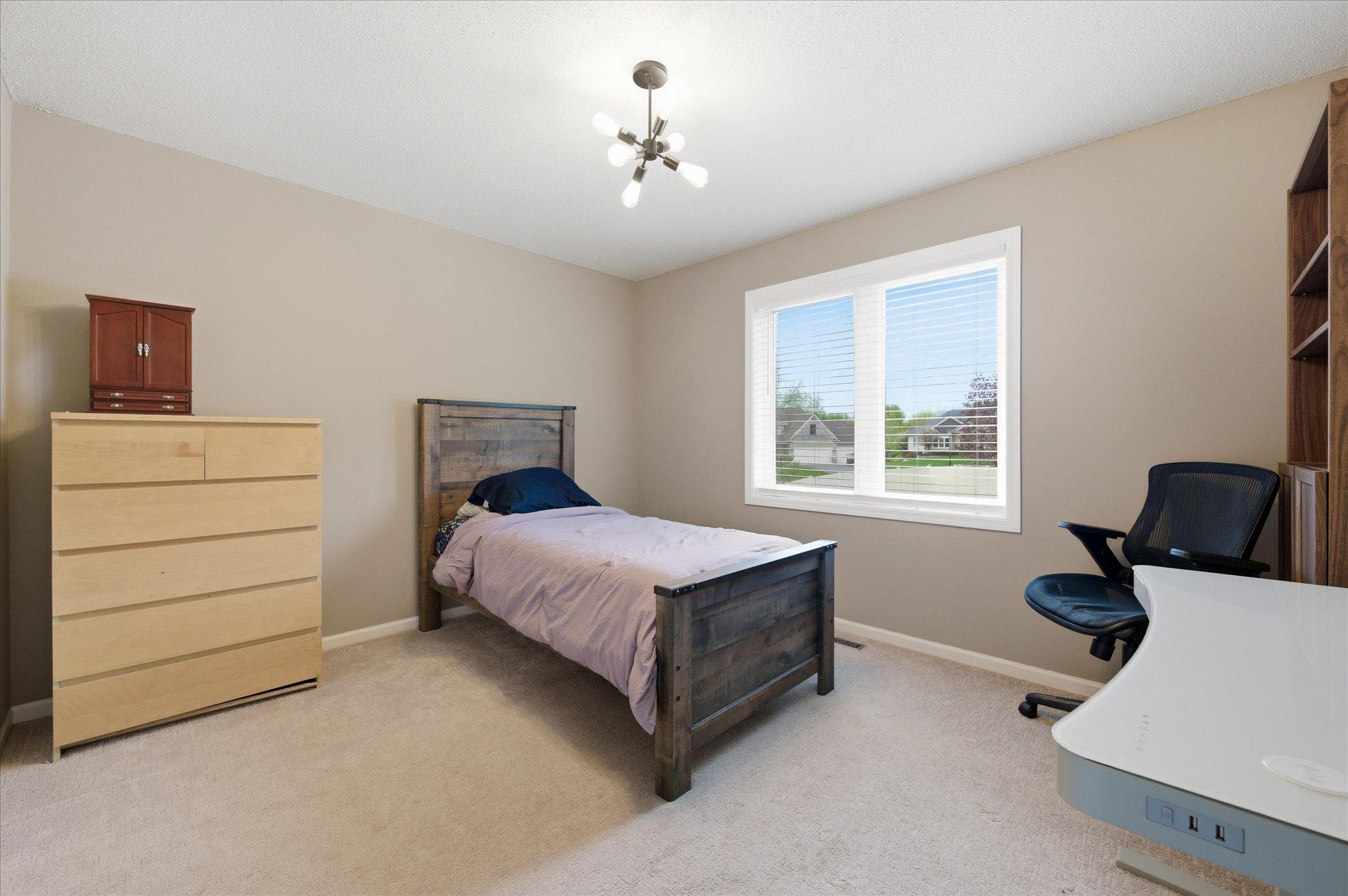 Three of 3 bedrooms on the upper level