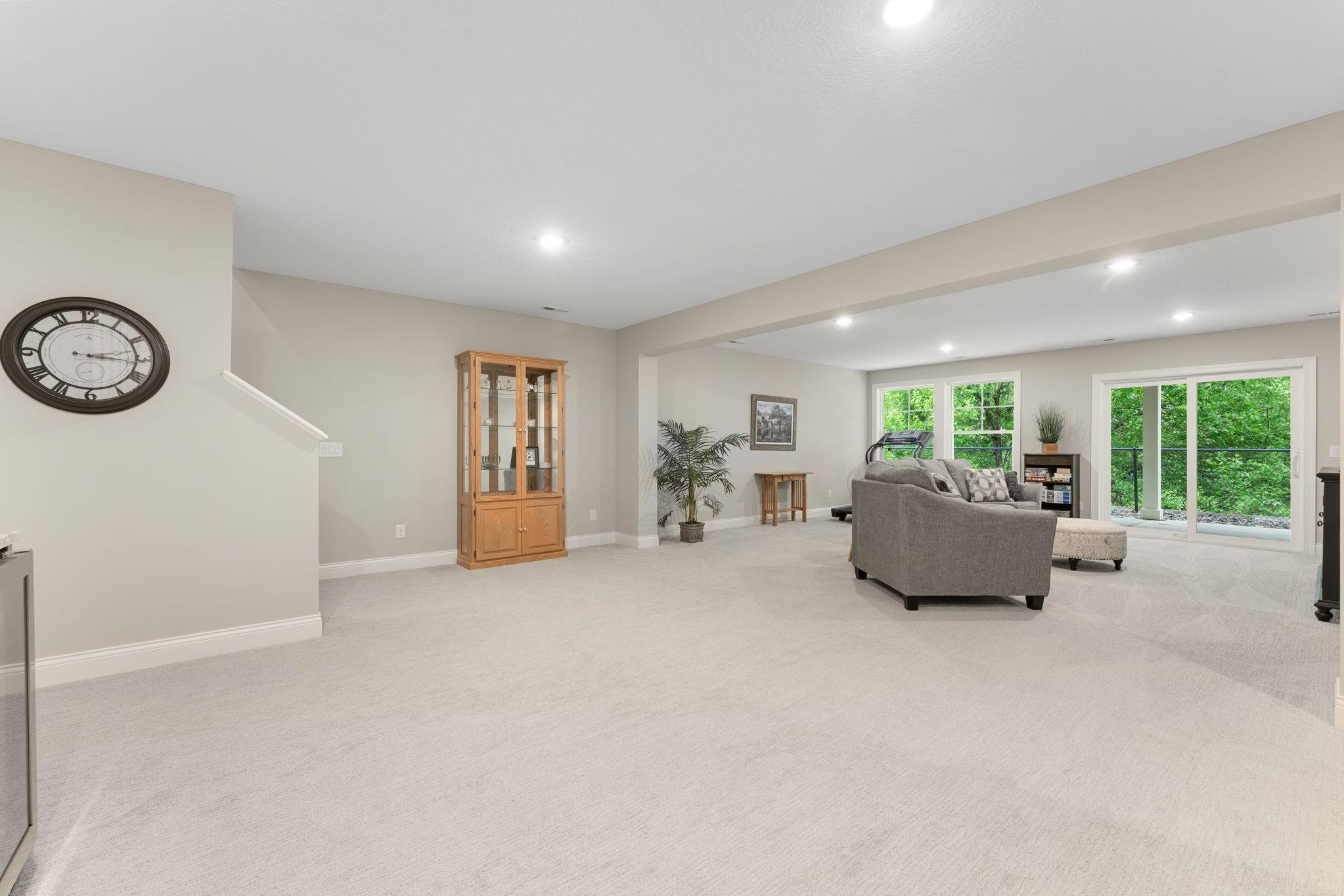 Who says you need to downsize? There's still so much space in the lower level -- PERFECT for hosting family/guests for extended stays! *DO NOT miss the HUGE storage room (not pictured)!