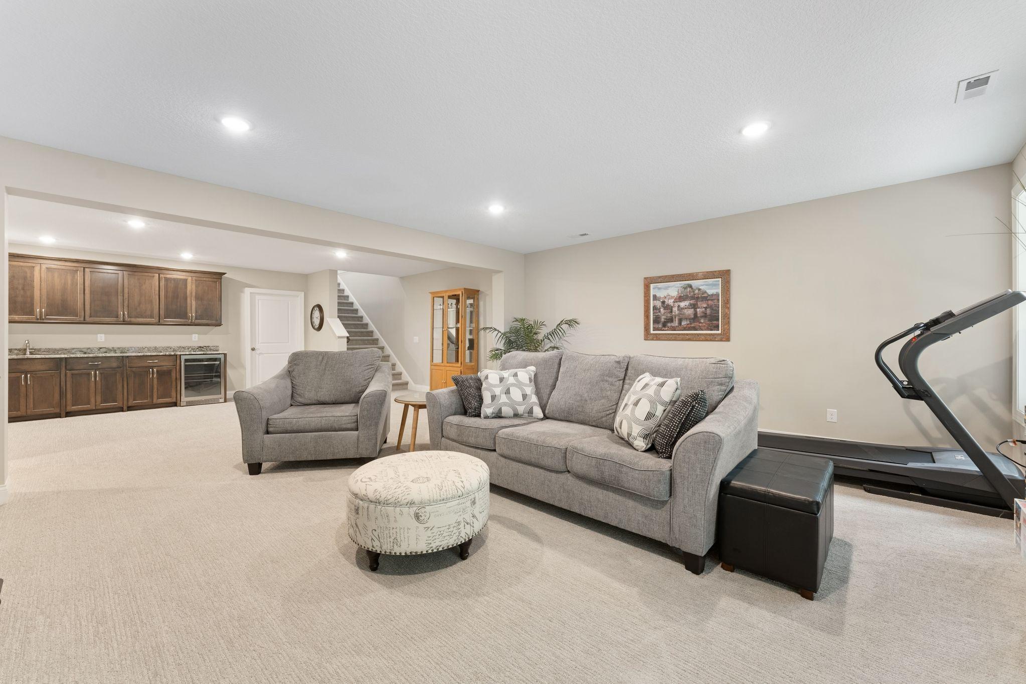 Whether it's movie night or game night - you can host your family/friends and have a blast! There's space for everyone!