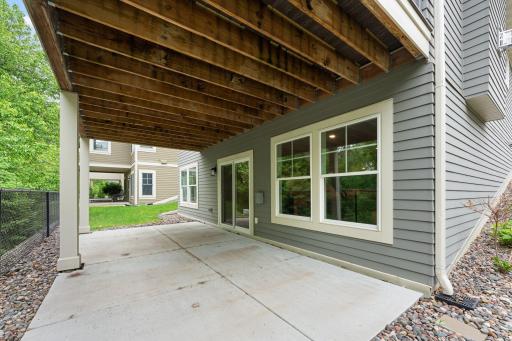 Upgraded patio space, outside the lower level slider door. You are going to LOVE it here!