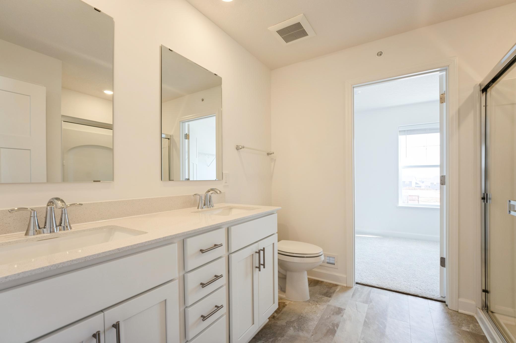(Photo of a model home, actual homes finishes will vary)
