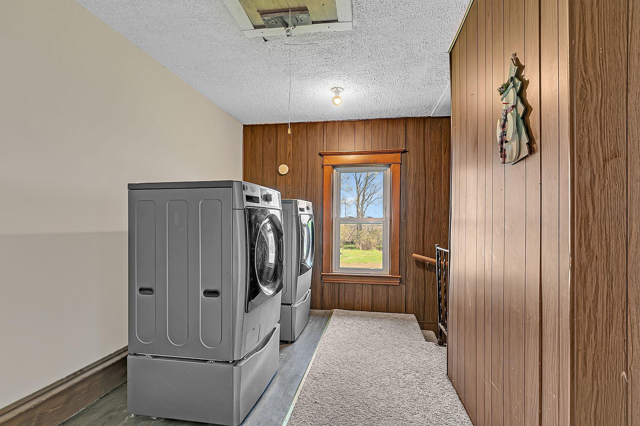 Upstairs laundry