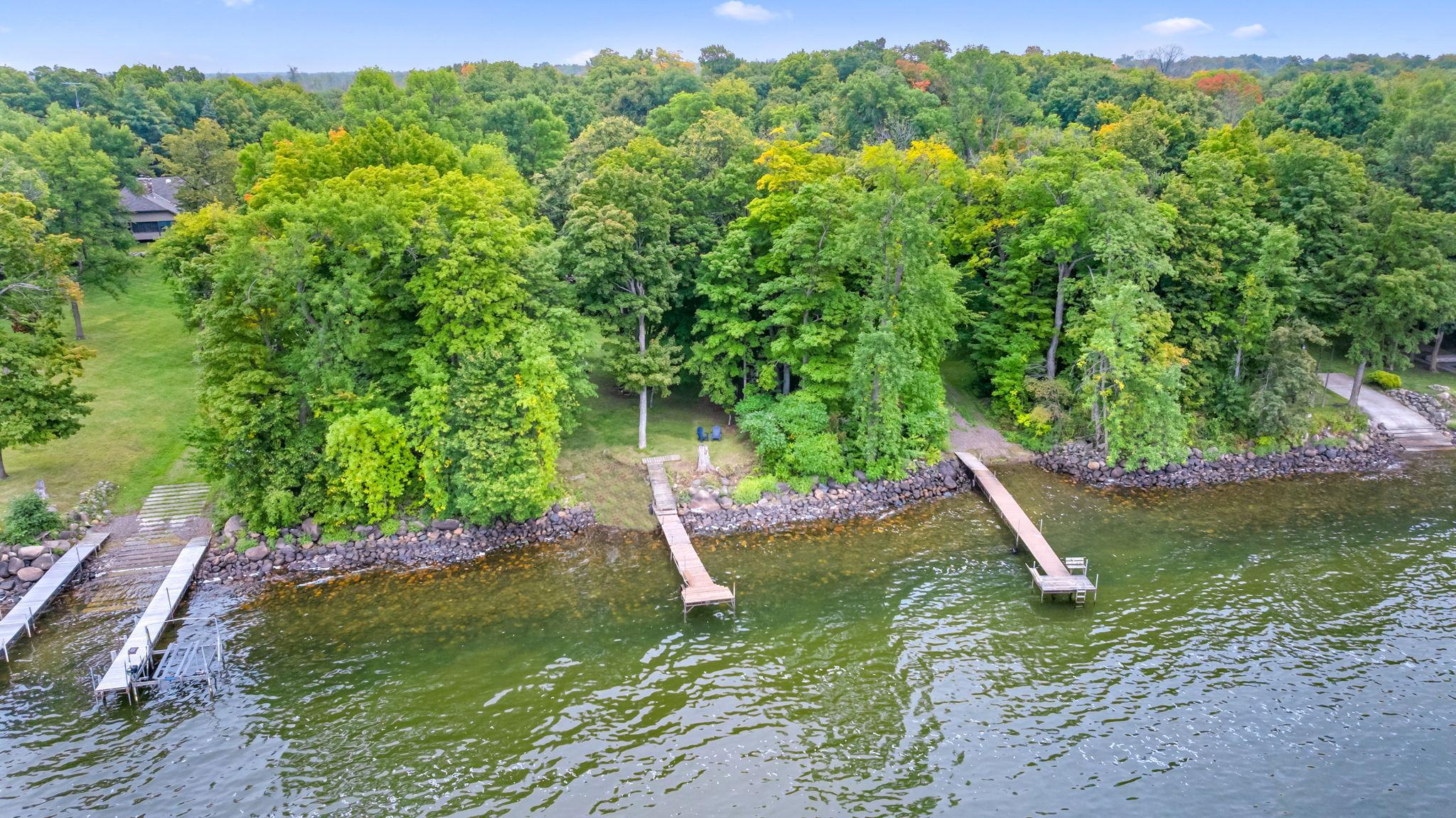 Located on the east side of the lake with your own boat access