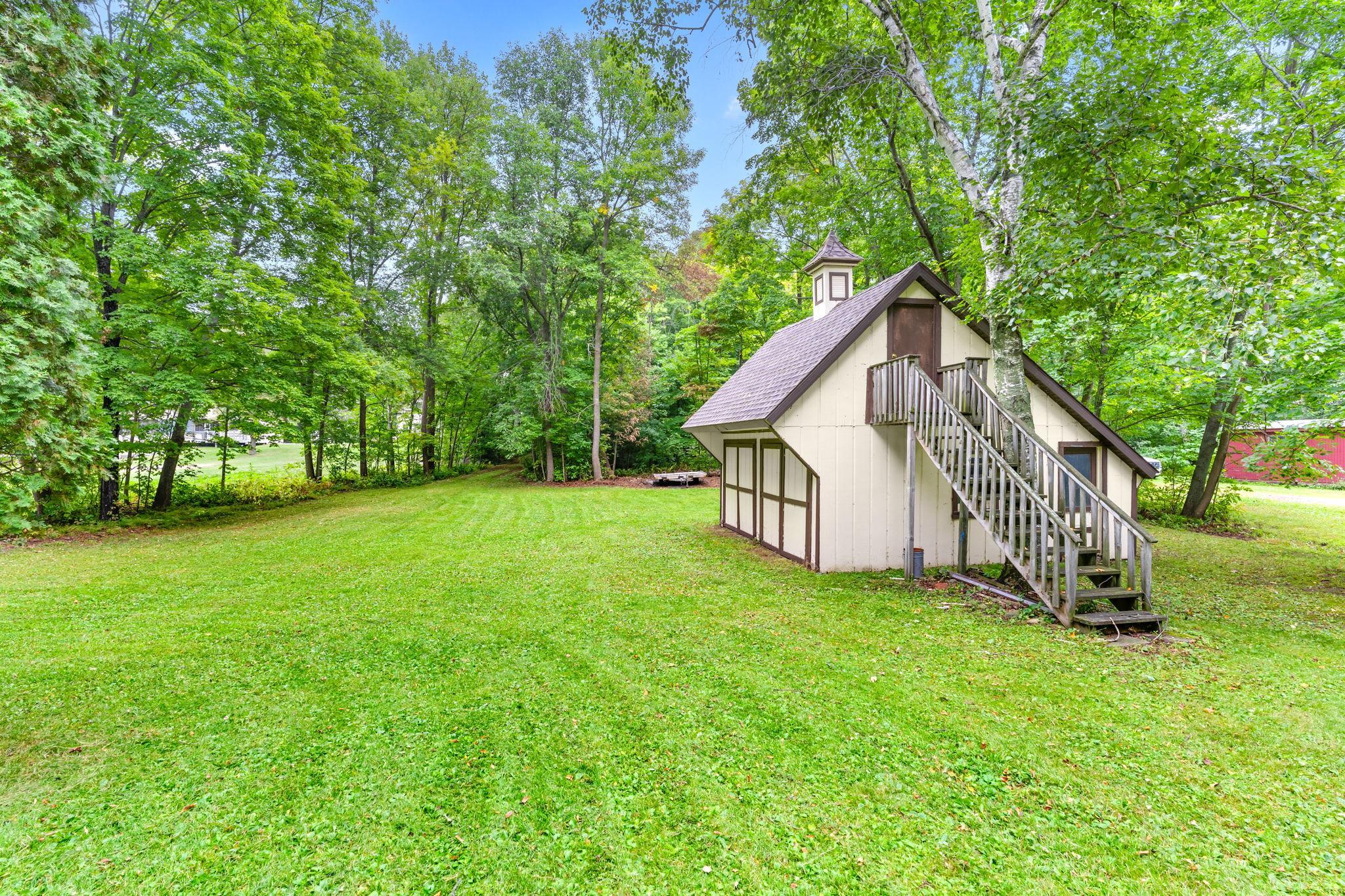 2 car garage provides great storage downstairs and up!