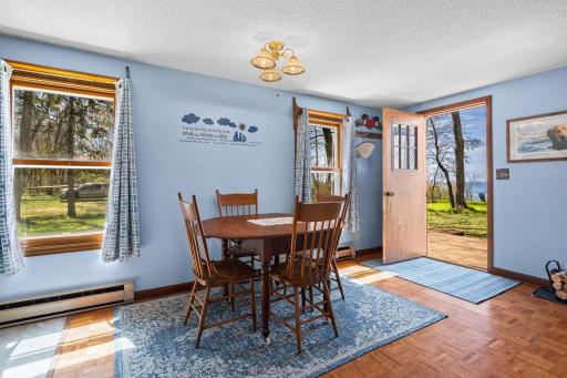 Walk right out onto the deck and lake breezes