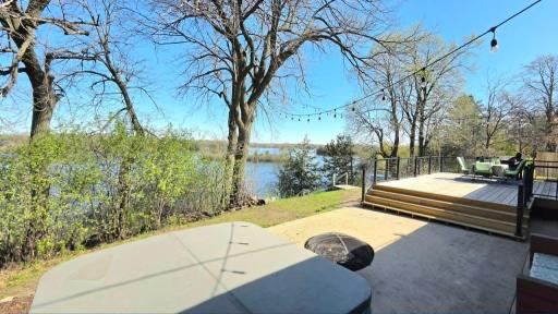 Soak in the hot tub while you soak in the views
