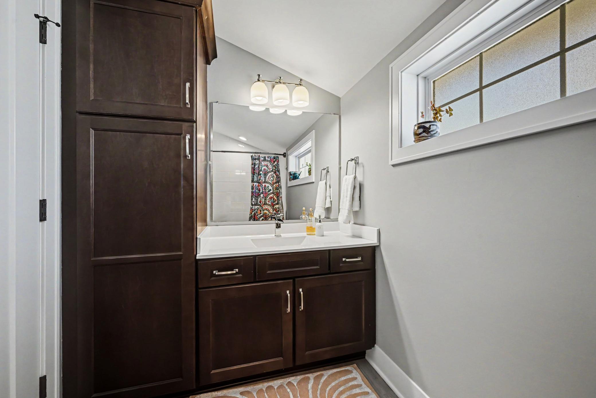 Bathroom upper level off of hallway