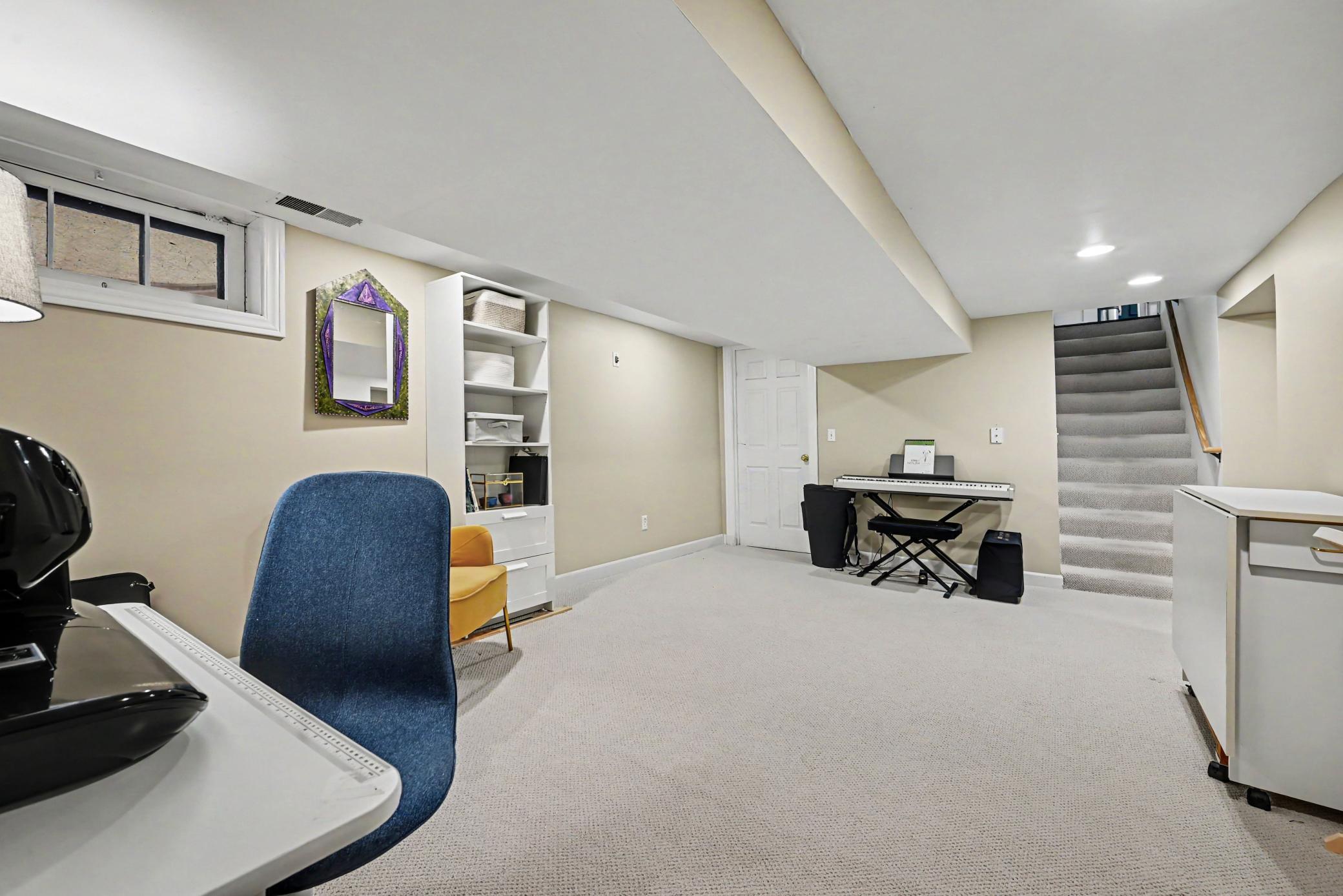 Lower level family room