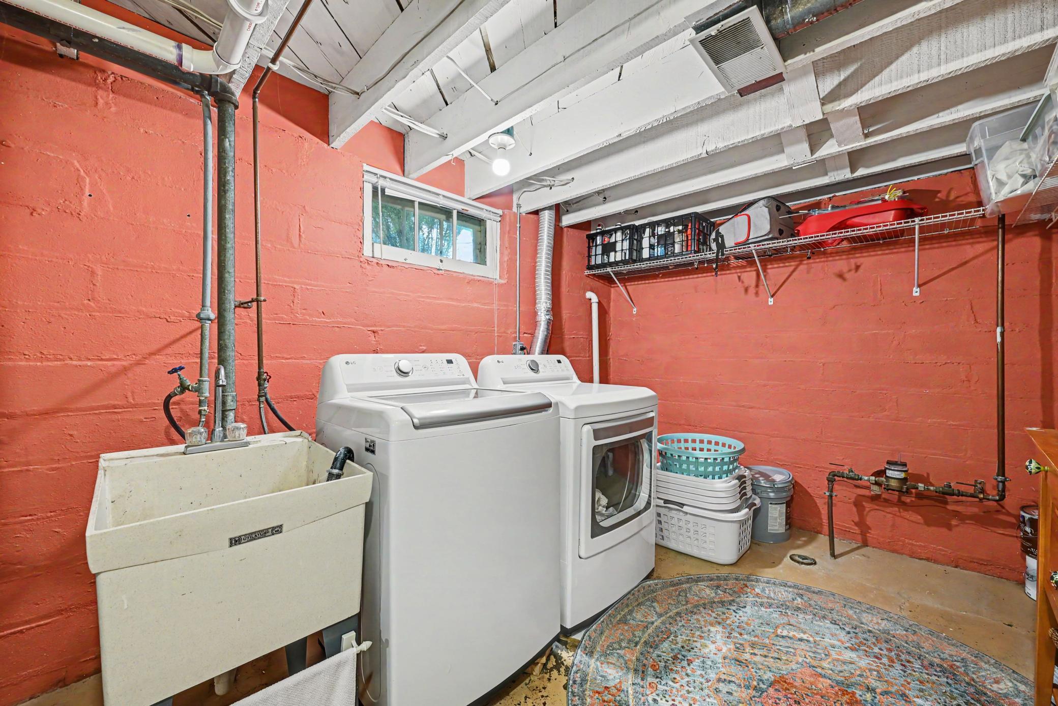 Laundry room - lower level