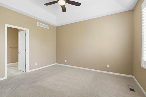 primary bedroom showing entry to the nice private bath