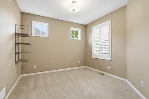 There is a very handy main floor den/office, with large window looking out over the front of the home