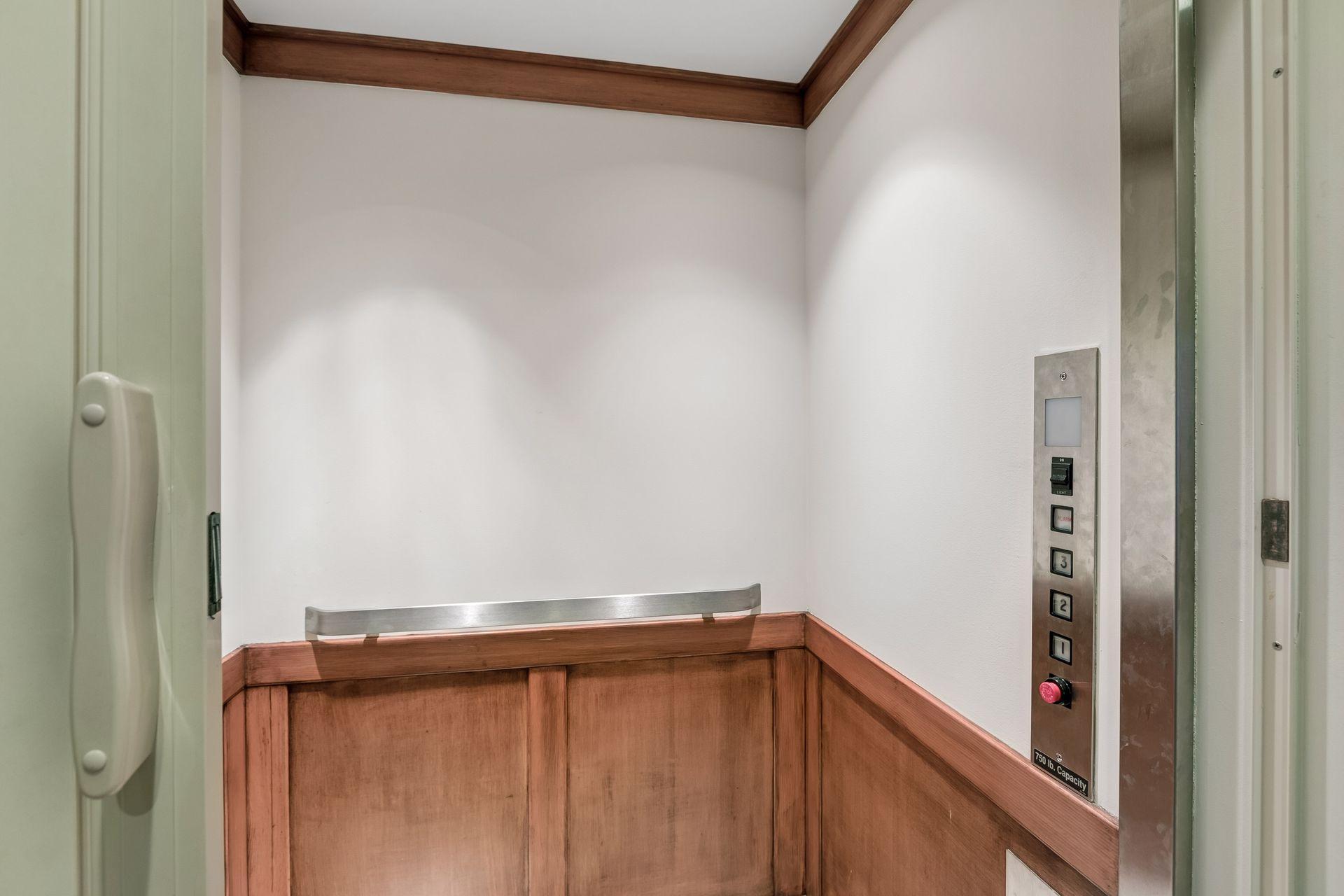 Elevator provides seamless access to all 3 levels.