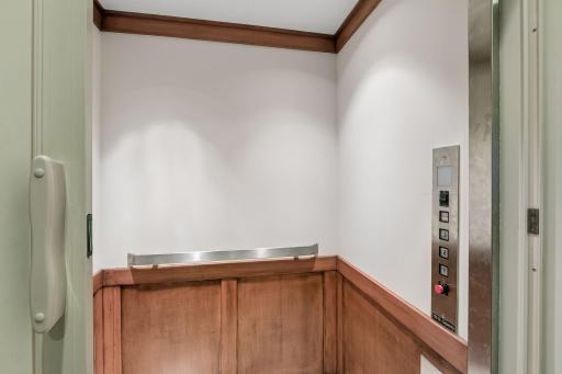 Elevator provides seamless access to all 3 levels.