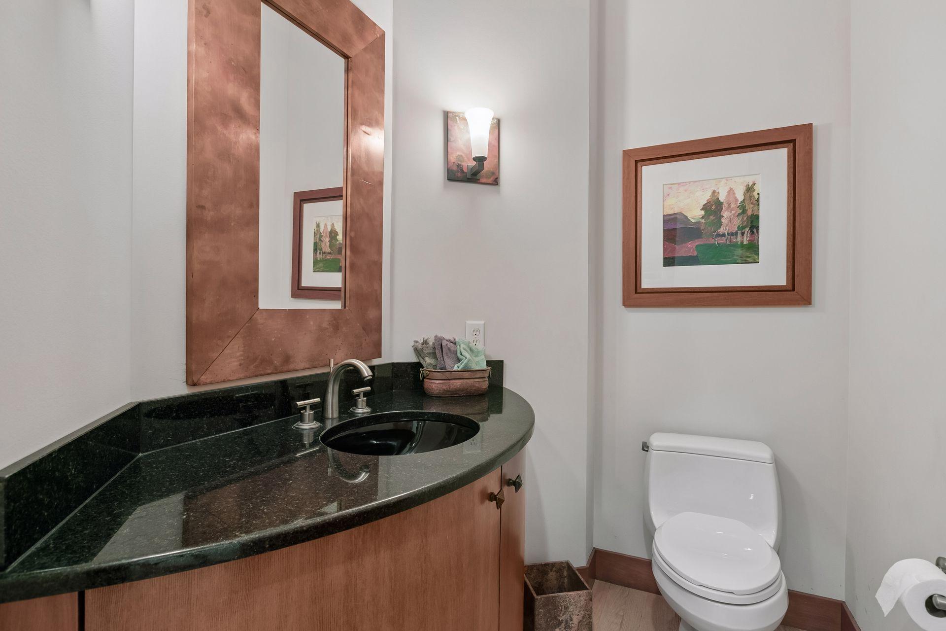 Powder bathroom