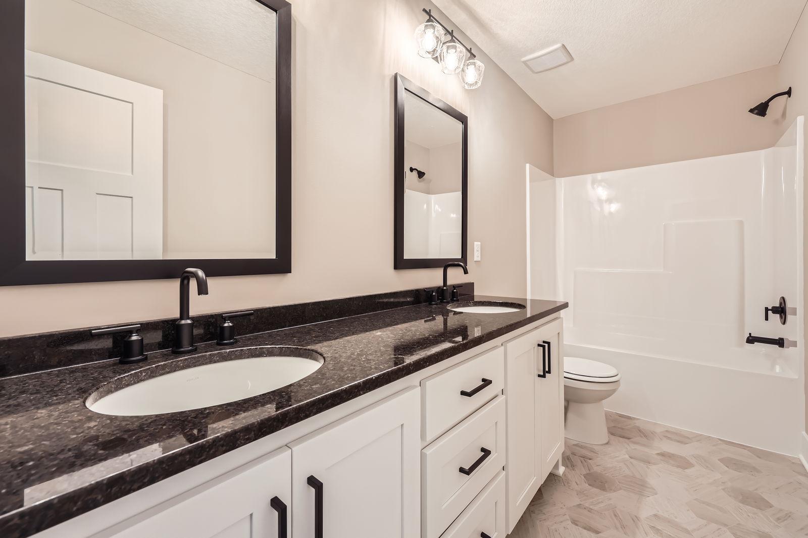 Upper level bathroom