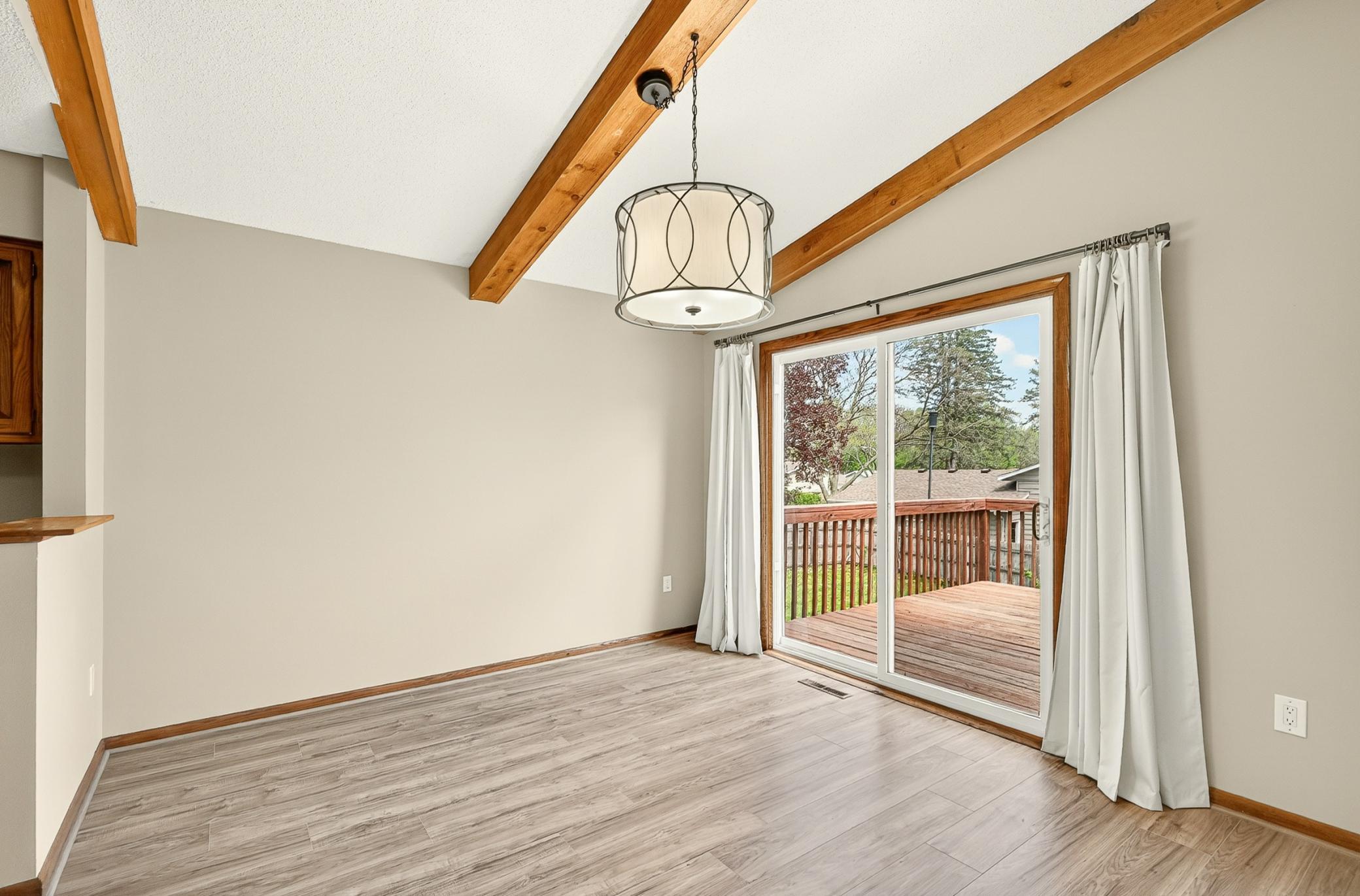 Dining room access to deck