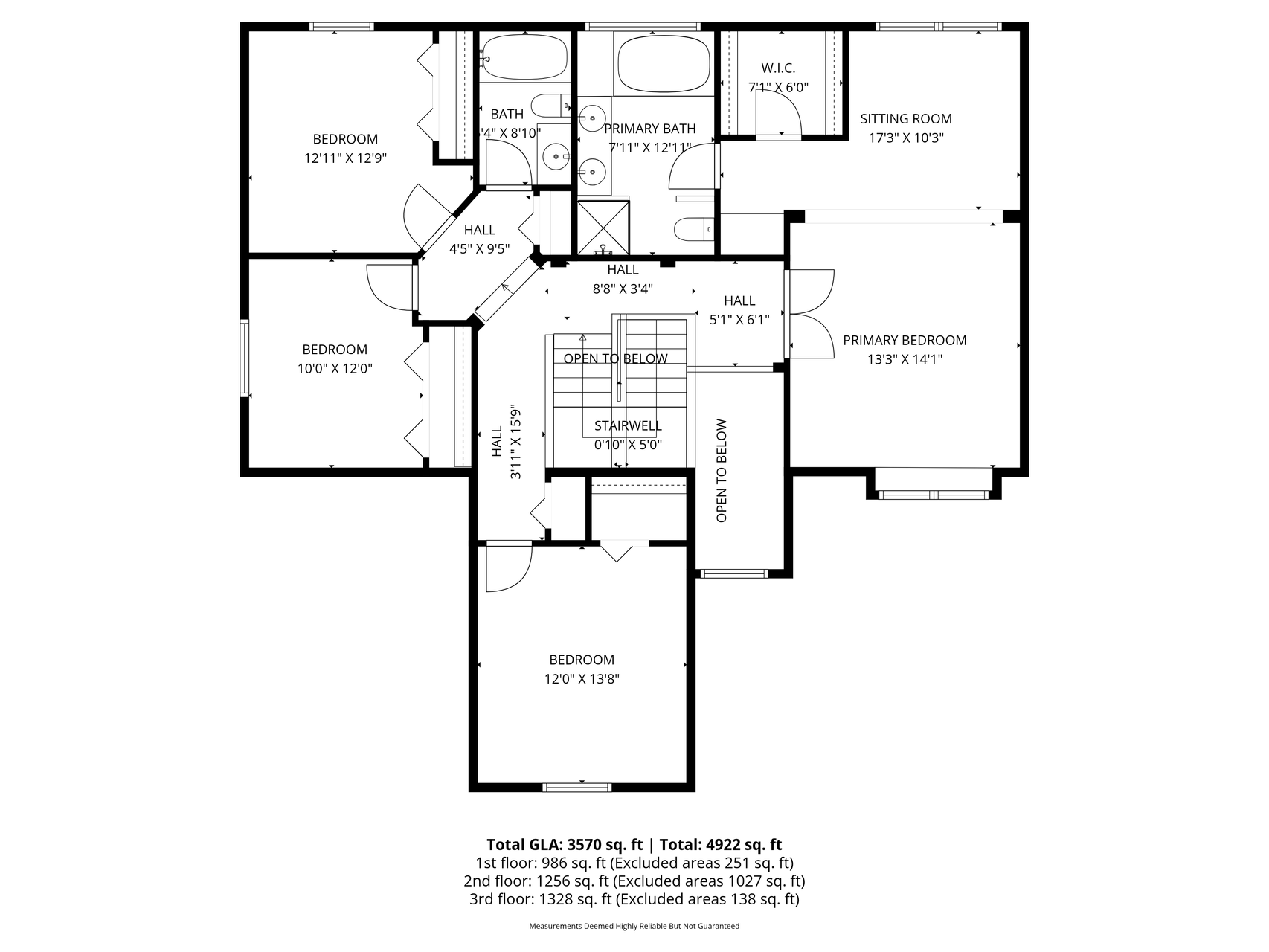 Upper Level Floorplan