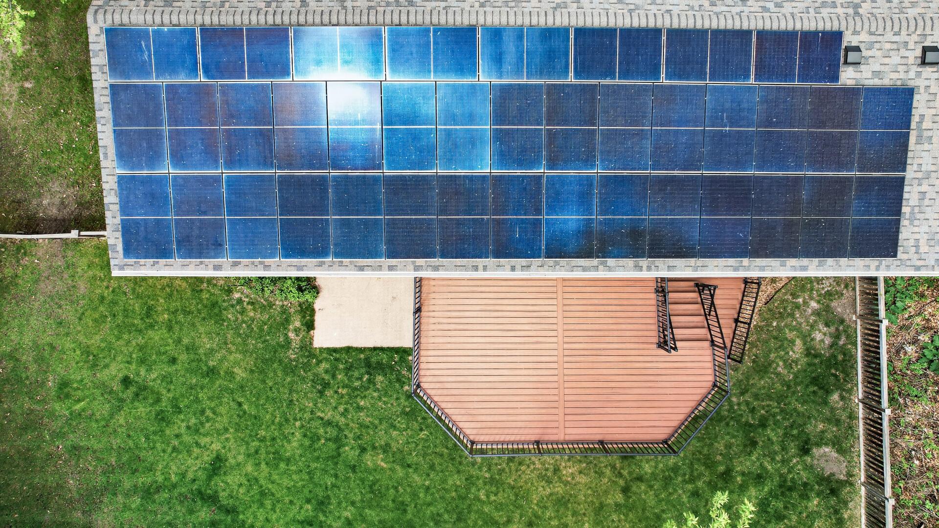 Southwest Facing Solar Panels