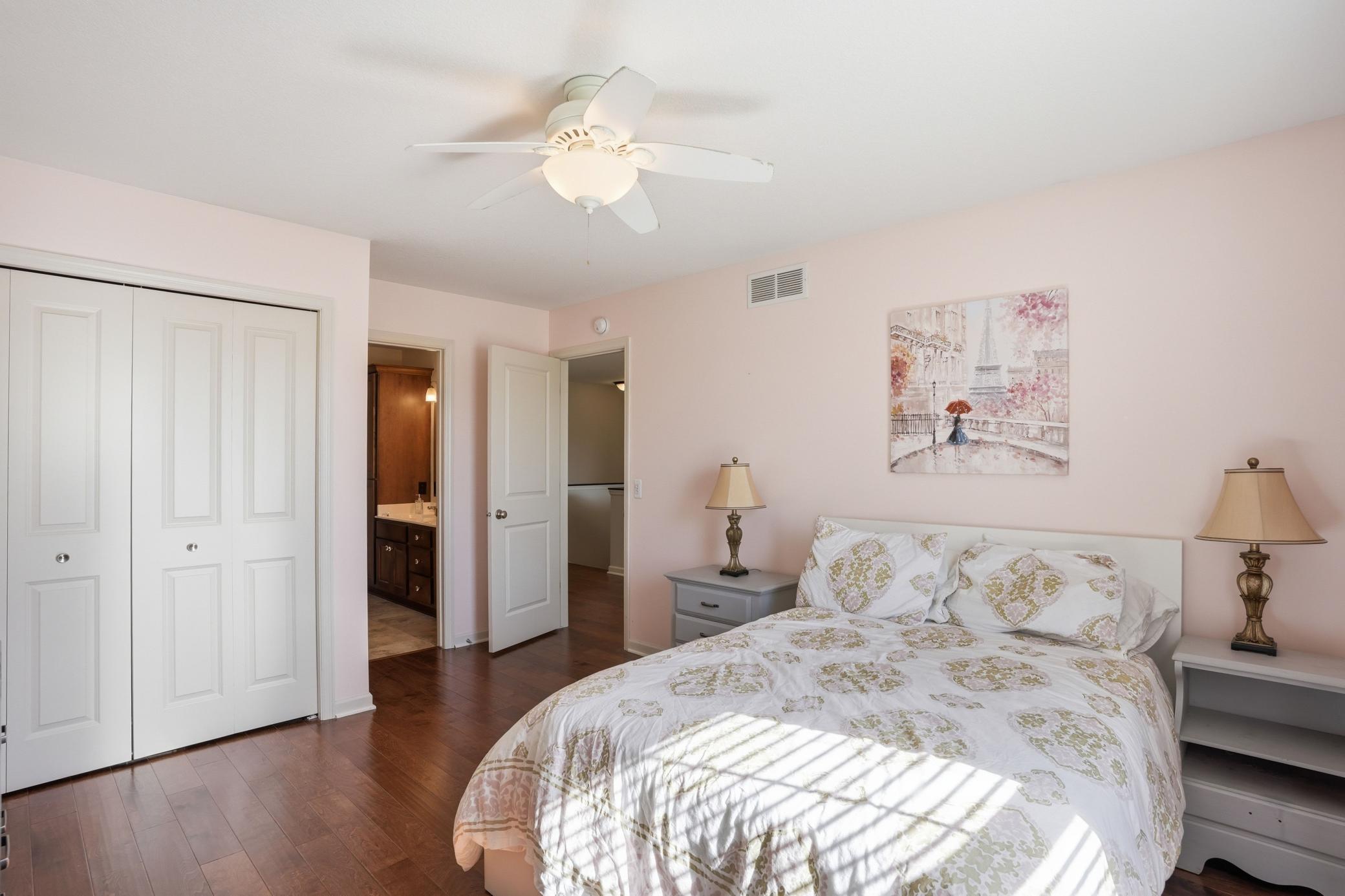 A bedroom that feels calm the second you walk in.
